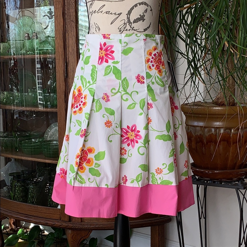 Tracy Evans Limited Pleated Floral Skirt